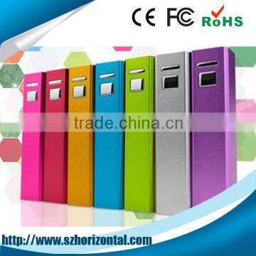 lipstick power bank 2600mAh promotion gift mini power bank for festival