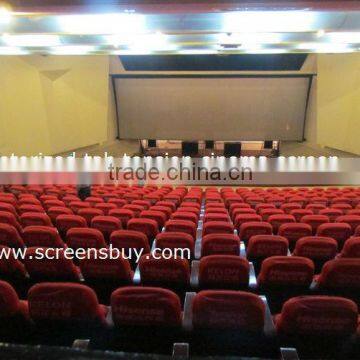 motorized tab tension cinema screen/HOT sale Extra Large tension screen with high gain screen fabric