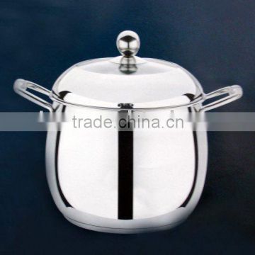 double wall stainless steel high pot