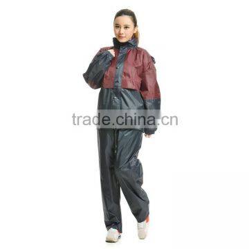 Adult Fashion Leisure Raincoat PVC Rain Suits photo-2
