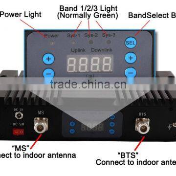 OEM Китайский усилитель мобильного сигнала 3g PCS 1900 мГц с функцией AGC/MGC photo-2