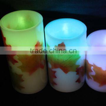 LED candles with flickering candle flame