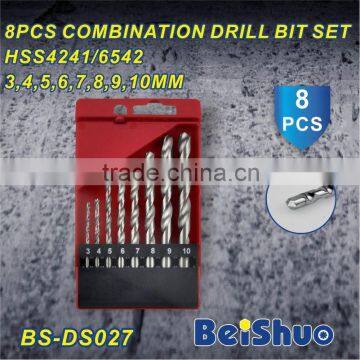 8PCS HSS4241/6542 metal twist Drill Bits Set drill set