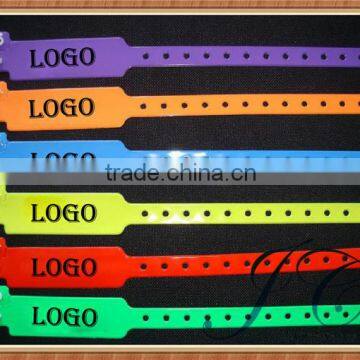 Wholesale cheap colorful custom id bracelets for hospital and parties