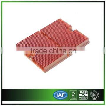 copper Skiving fin heat sink for electronic devices