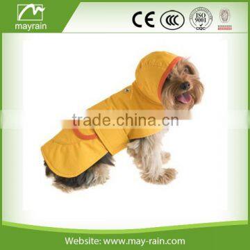 2016 promotion hot sale yellow waterproof pet coat