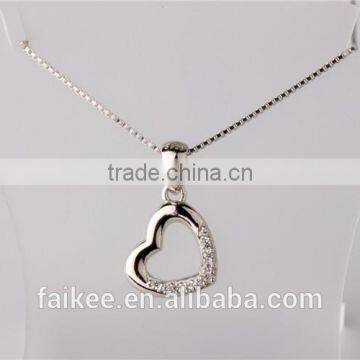 Hot Sale 925 Silver Delicacy Charms With Zircon, Fashion Crystal Pendant