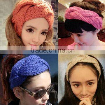 Wholesale Winter Crochet Fashion Girl Headbands