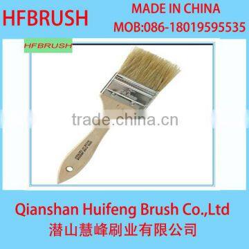 White bristle brush for wall