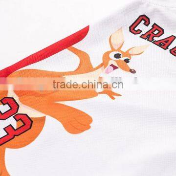 Digital Textile Printing Mesh Write Name t Shirt for Sublimation Printing photo-5