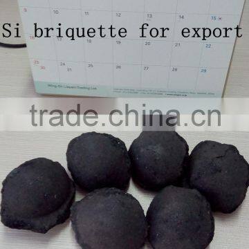 Korea hot sales 55 silicon briquette with factory price #55; #60; #65