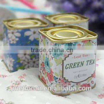 Wholesale Fancy Tea Tin Box, Foodgrade Tin Box