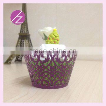 Laser cut cupcake wrapper,paper cupcake wraps Laser cutting cupcake wrapper, cupcakes, baking cup DG-33