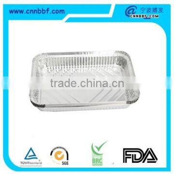 Aluminum Foil Disposable Square Loaf Pan WIth Iron Buckle