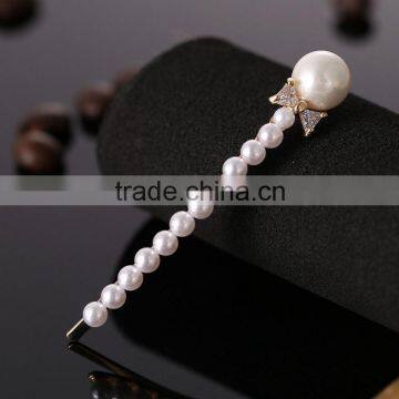 European and American High-end Boutique Fashion Zircon Elegant Pearl Hairpin Hair Accessories Hair Jewelry Party Decoration photo-6