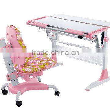 creative student table and chair posture correction study table set