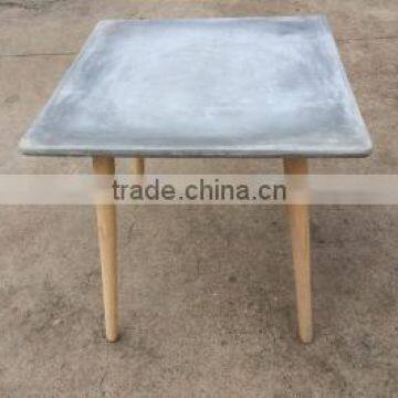 concrete dining table