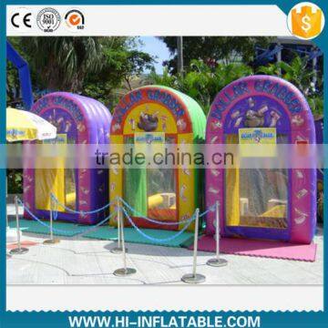 Hot sale event use inflatable cash booth for sale