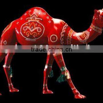 FRP camel statue