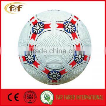 customized phot Rubber soccer ball