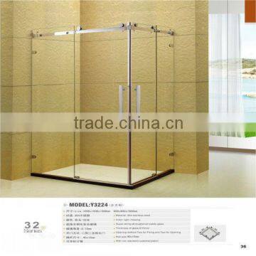 Foshan safety clear tempered glass shower enclosure