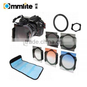 8 In 1 Square Filter Set with Holder and Mounting Ring RARE NEW