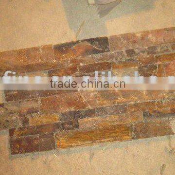 Rusty rough slate stacking stone