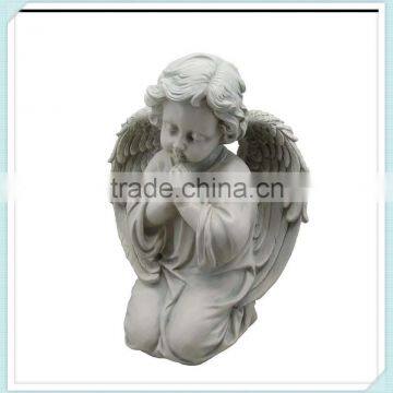 Wholesale Kneeling Thankful Resin Angels Statue