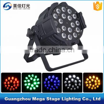 China 18x15w led par 64 rgbaw uv cob led par 64 rgb dmx stage lighting