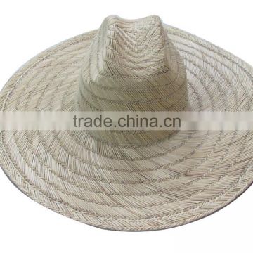 natural rush straw cheap farmercowboy hats big brim