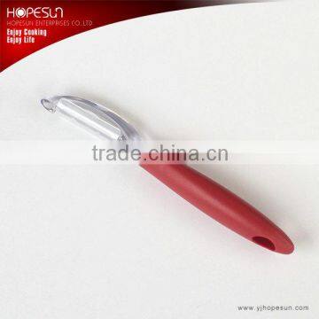 Popular best stainless steel vegetable and fruit peeler with plastic handle