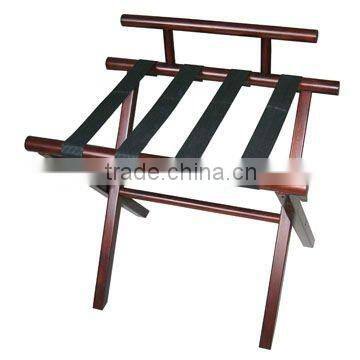 Foldable and Stable Wooden Luggage Rack