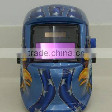 Best Seller Eagle and Flag Auto Darkening Welding Helmet Welder Mask CE EN 379 DIN4-9/13