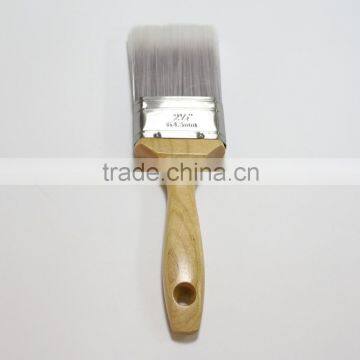 high qulity synthetic filanment paint brush with wooden handle for water-based oil