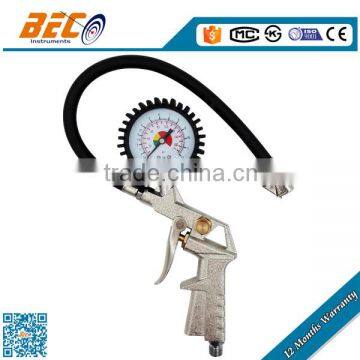 BECO heavy duty tire filling tire inflator parts with 1.6% accuracy gauge