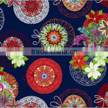 Flower design gift wrapping paper