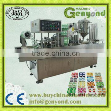 multi color jelly cup filling and sealing machine