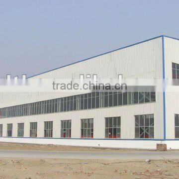 High space low cost steel structure fabrication workshop layout design