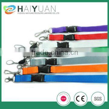cheap promotional custom blank polyester lanyard