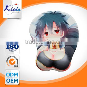 gel wrist support mouse pad , heating transfer mouse pad