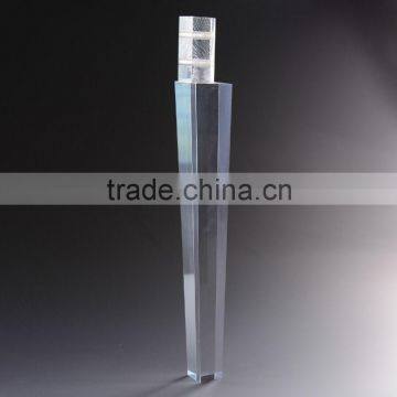 hot sale plastic acrylic legs for furniture sofa legs