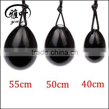 Bulk Black Obsidian Yoni Egg Energy Healing Kegel Egg for Sexy Kegel Exercise