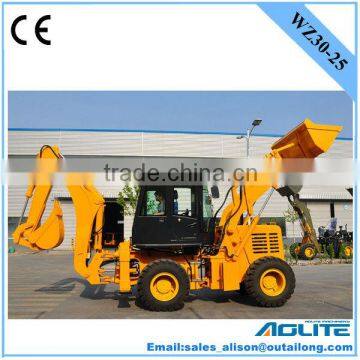 backhoe loader attachment with quick hitch