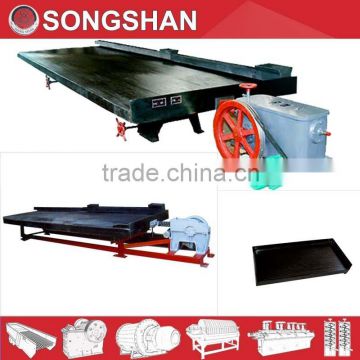 Vibrating table for gold concentration table