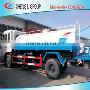 chengli special automobile co.,ltd new green water tanker truck with different size