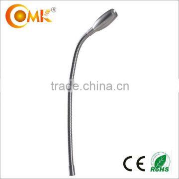 Flexible aluminum led spot lighting for display cases for jewelry