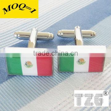 Mexico Flag Cuff Link