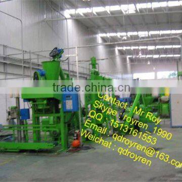 Automatic waste tire recycling line automatic rubber recycling line