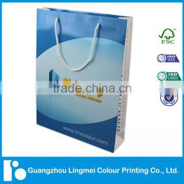 Promotion Paper Bag Printing With Gloss Lamination photo-3