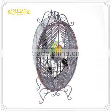 unique metal wine bottle holder wine rack round red wine stand